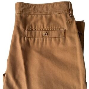 Aigle Chino Pants 36x30 Men's Tobacco Brown Cotton Canvas Straight Leg Outdoor